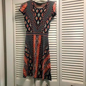 BCBG MaxAzria Kayla Knit Geometric Knit Dress size XS